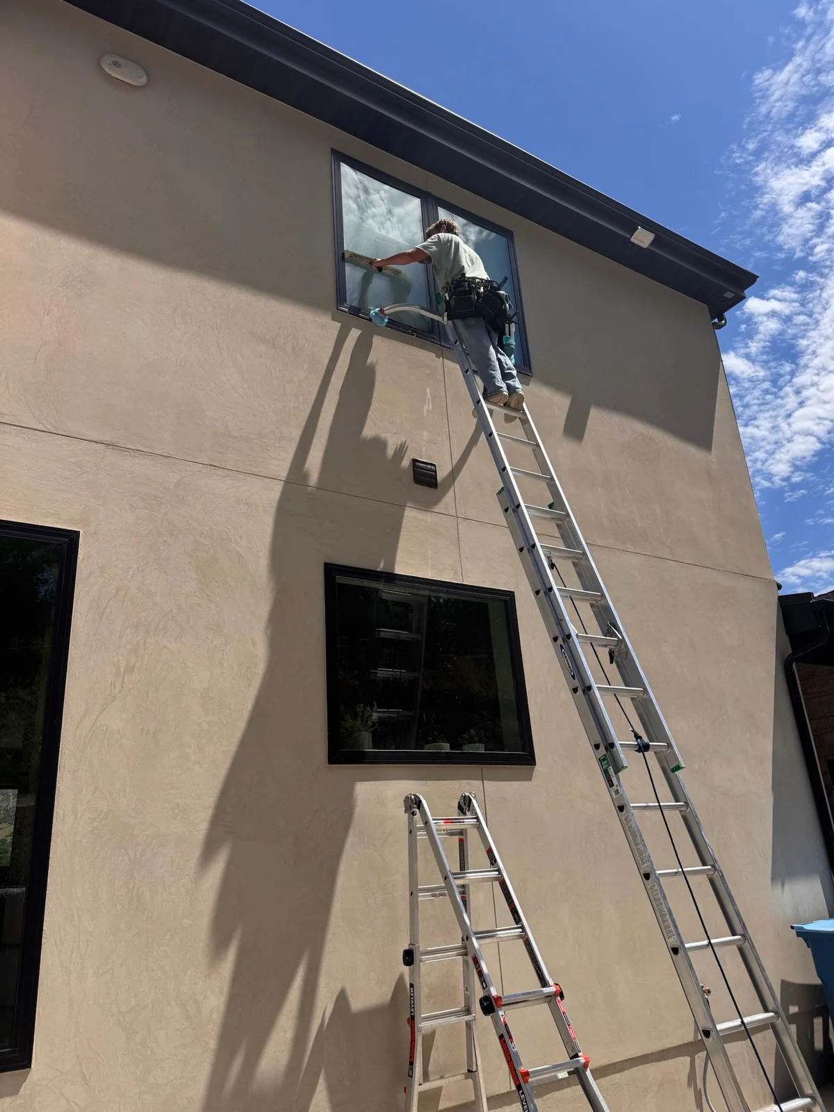 Upper-window ladder access