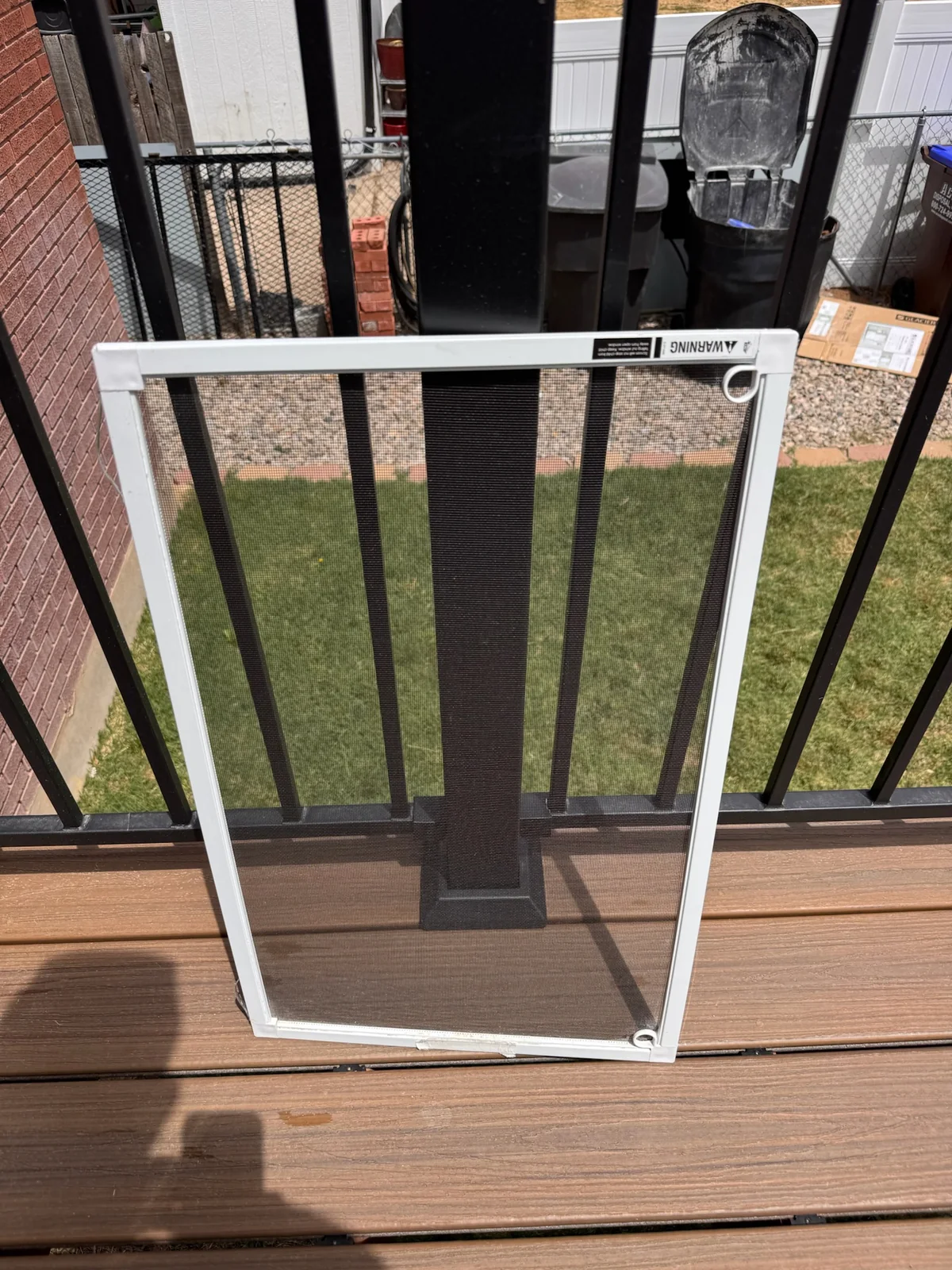 Finished window screen frame